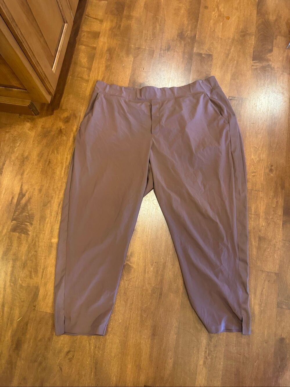 Athleta Brooklyn Ankle Pants Women’s Size 20 Brown Stretch Travel Work Pants